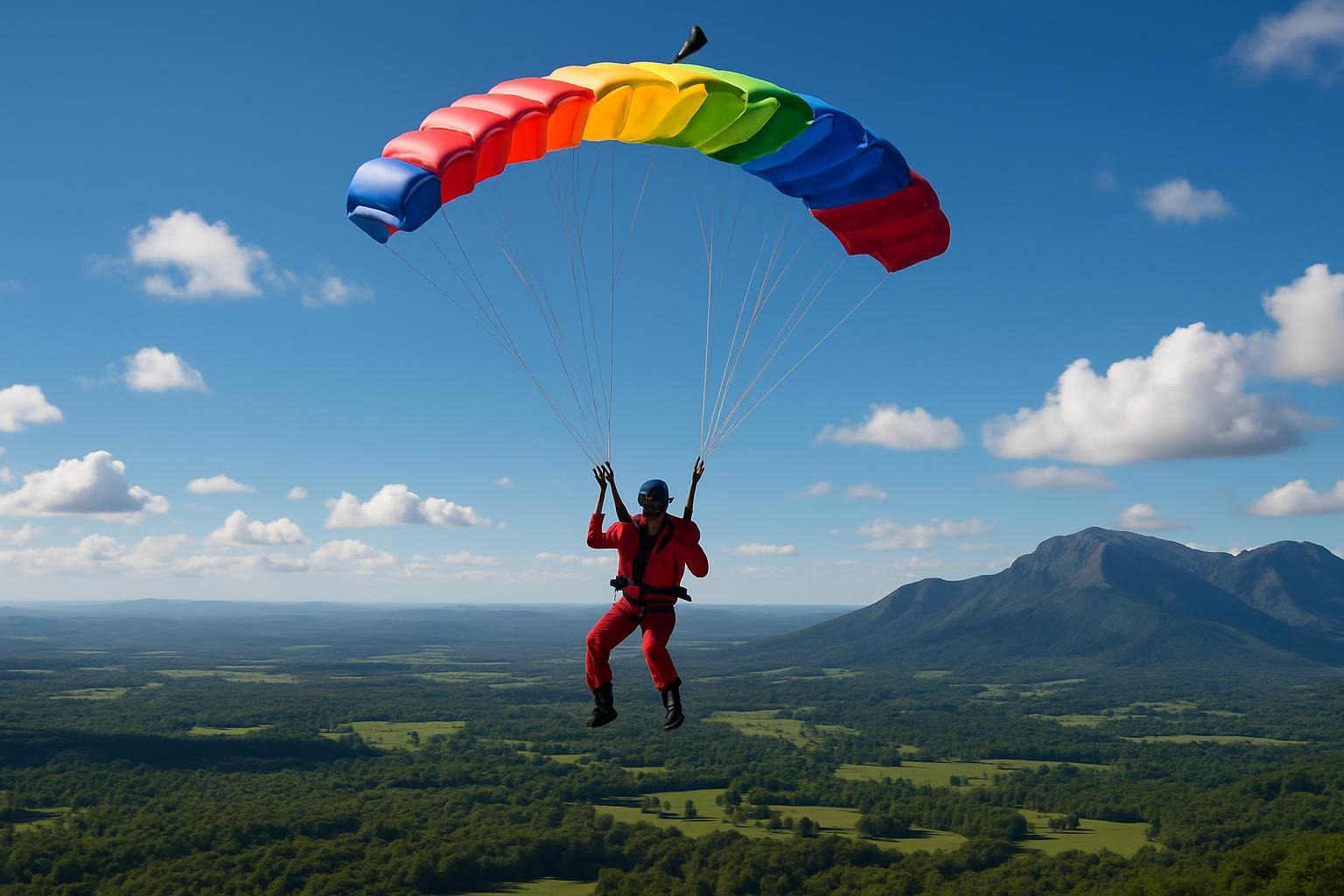 Adventure sports paragliding